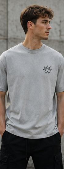 Lion and the Lamb Oversized Tee — Revelation 5:5-6 | Mineral Wash Heavyweight