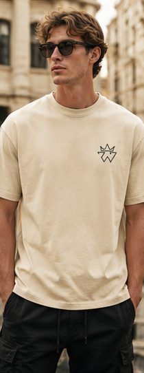 Lion and the Lamb Oversized Tee — Revelation 5:5-6 | Mineral Wash Heavyweight