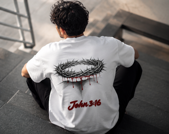 Crown of Thorns Tee — John 3:16