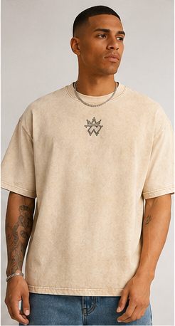 Free Indeed Oversized Tee — John 8:36 | Mineral Wash Heavyweight