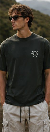 Lion and the Lamb Oversized Tee — Revelation 5:5-6 | Mineral Wash Heavyweight