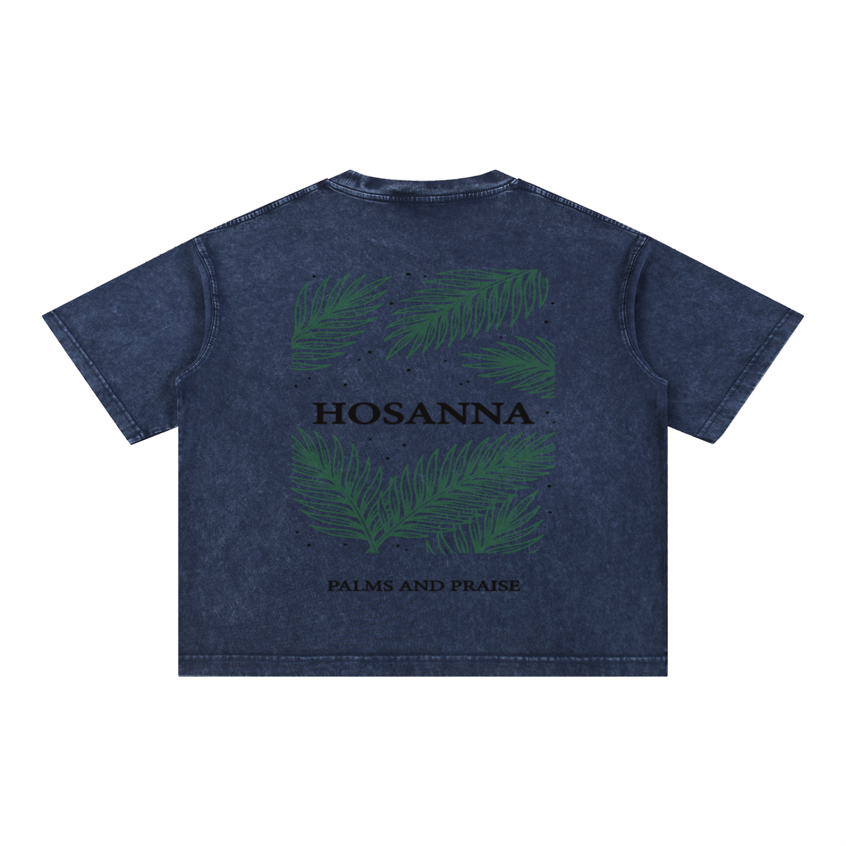 Hosanna Oversized Tee — Palms and Praise | Mineral Wash Heavyweight