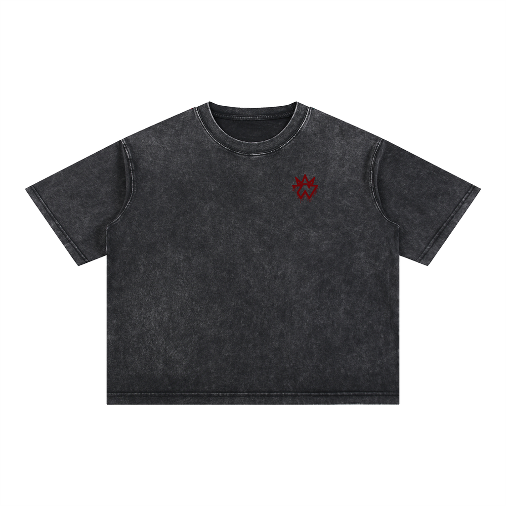 Crown of Thorns Oversized Tee — John 3:16 | Mineral Wash Heavyweight