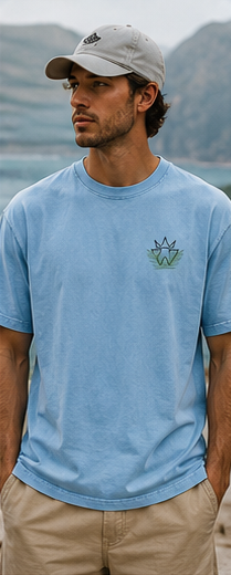 Hosanna Oversized Tee — Palms and Praise | Mineral Wash Heavyweight