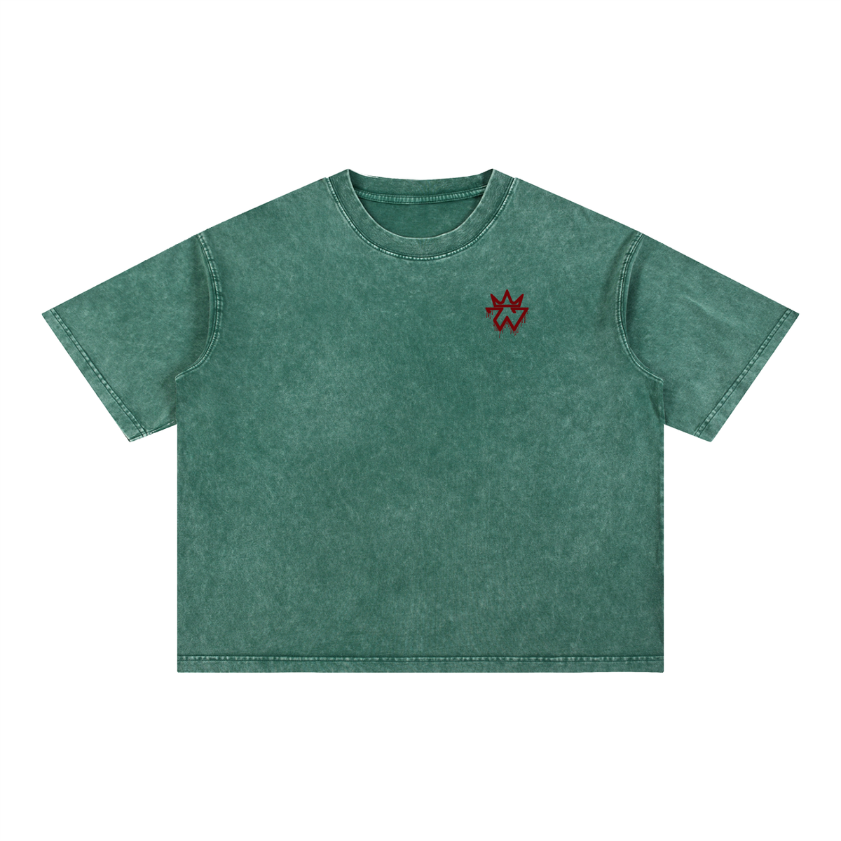 Crown of Thorns Oversized Tee — John 3:16 | Mineral Wash Heavyweight