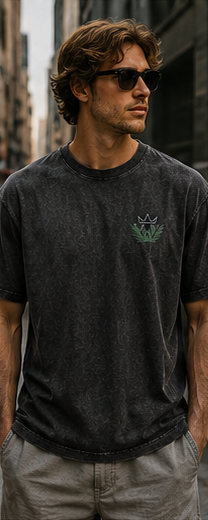 Hosanna Oversized Tee — Palms and Praise | Mineral Wash Heavyweight