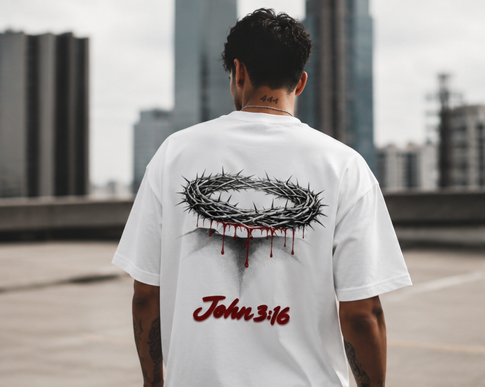 Crown of Thorns Tee — John 3:16