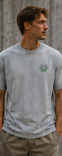 Hosanna Oversized Tee — Palms and Praise | Mineral Wash Heavyweight