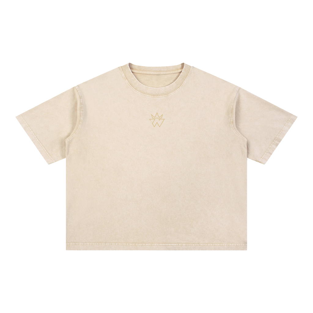 God Can't Lie Oversized Tee — Hebrews 6:18 | Mineral Wash Heavyweight
