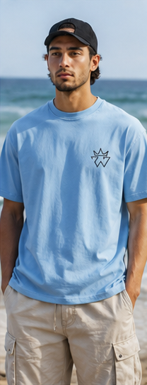 Lion and the Lamb Oversized Tee — Revelation 5:5-6 | Mineral Wash Heavyweight